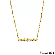 JoveGold漾金飾 微光黃金項鍊