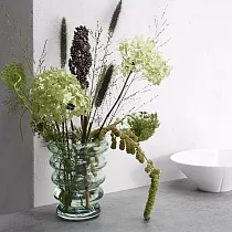 Rosendahl Infinity 無盡花缽 (透綠、H 20cm)