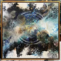 【玲廊滿藝】廖鎵玉─安然50x50cm