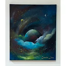 【玲廊滿藝】廖鎵玉─心宇45x38cm