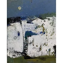 【玲廊滿藝】林惠玲─白月光35x27cm