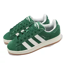 adidas 休閒鞋 Campus 00s 男鞋 女鞋 綠 白 三線 麂皮 復古 Y2K 三葉草 愛迪達 H03472