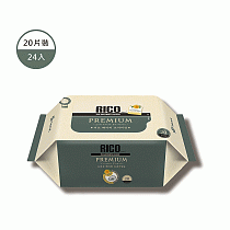韓國RICO baby─金盞花有機天然超厚款濕紙巾(Premium)_ (20抽)x24入_無蓋