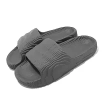 adidas 拖鞋 Adilette 22 碳灰 男鞋 女鞋 運動拖鞋 波浪紋 再生材質 愛迪達 HP6522