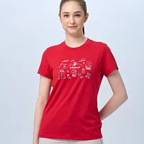 【荒野wildland】女山野古徑機能排汗T恤署光紅色 XL 署光紅色