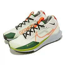 Nike 越野跑鞋 React Pegasus Trail 4 GTX 男鞋 橘 綠 防水 FN3430─180