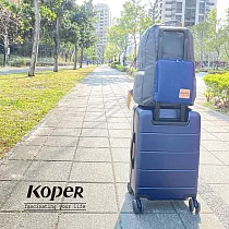 【KOPER】心實袋─Travel收納後背包 出國旅遊 MIT台灣製造 鐵灰藍+海軍藍