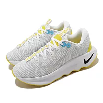 Nike 慢跑鞋 Wmns Motiva 女鞋 白 灰 黃 路跑 緩震 弧形鞋底 運動鞋 DV1238─100