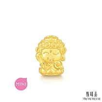 【點睛品】 Charme Mini 生肖本名佛 不動尊菩薩 黃金串珠(雞)