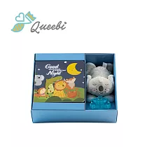 Queebi 丹麥 奶嘴玩偶好好睡覺繪本禮盒組 彌月禮盒/成長禮盒/新生兒禮盒 多款可選 ─ 無尾熊