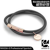 MASSA─G O1.f 鍺鈦能量雙圈手環─4MM 18 慕尼黑