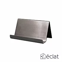 【éclat】尊榮商務桌用名片架_ 拉絲黑