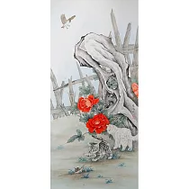 【玲廊滿藝】陳苡瑄─逗弄138x69cm