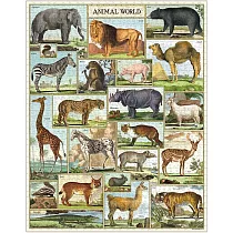美國 Cavallini & Co. 1000片拼圖 動物世界