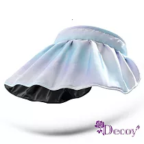 【Decoy】漸變色彩*彈性髮箍雙面防曬遮陽帽/ 藍