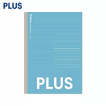 PLUS B5 筆記本 橫線 淡藍