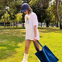 【黑潮原創 kuroi─T】【夏日浪潮】設計款 l 棉柔舒適成人短踢 S 白色