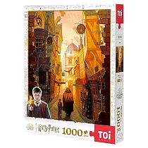 TOi 圖益 哈利波特系列─【對角巷】拼圖1000片 DIY生日插畫桌遊畢業禮物