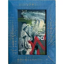 【玲廊滿藝】黃慧鶯─拼貼：遊走在清明與渾沌之間(7)20x15cm