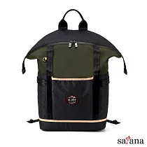 satana ─ Explore 探索旅人後背包 ─ 軍綠色拼接