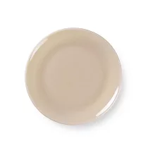 Lucie Kaas Milk 牛奶玻璃餐盤 (杏仁棕、Ø 25.5cm)