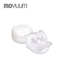 MOYUUM 韓國 全矽膠微笑奶嘴收納盒組 ─ 透明(6m+)