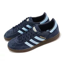 adidas 休閒鞋 Handball Spezial 男鞋 女鞋 情侶鞋 深藍 膠底 麂皮 復古 三葉草 愛迪達 BD7633