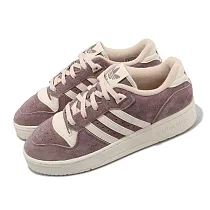 adidas 休閒鞋 Rivalry Low W 女鞋 藕紫 米白 復古 麂皮 愛迪達 IE7286