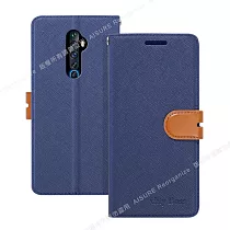 CITY For OPPO Reno 2 浪漫都會支架皮套 藍色