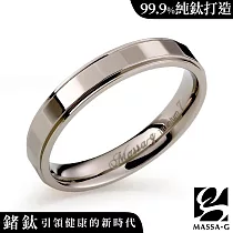 MASSA─G DECO純鈦系列【簡約】鈦金男戒 美規10號
