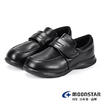 MOONSTAR 校園學生黑皮鞋 20 C黑