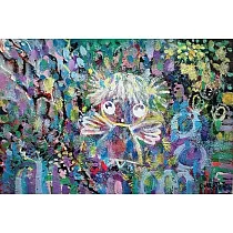 【玲廊滿藝】李佳孺CHIAJU─繽紛快樂──幸福的守護者系列40x27cm