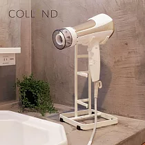 【日本COLLEND】多功能鋼製吹風機收納架─ 極簡白