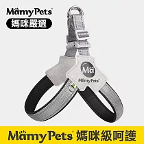 Mamy Pets 寵物多層透氣Y型胸背帶。夜光型 S S 酷炫黑