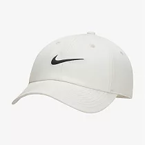 NIKE U NK CLUB CAP U CB SWSH L 男女休閒帽─米白─FB5369072 S 白色