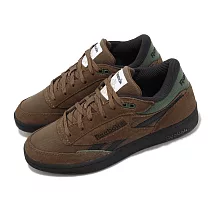 Reebok 休閒鞋 Club C Mid II Revenge Vintage 男鞋 棕 黑 麂皮 帆布 復古 100034038