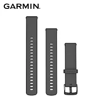 GARMIN Quick Release 18mm 矽膠錶帶 夜森林灰