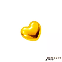 J’code真愛密碼金飾 存愛小愛心金豆─單顆
