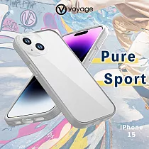 VOYAGE 超軍規防摔保護殼─Pure Sport 淺灰─iPhone 15 (6.1")