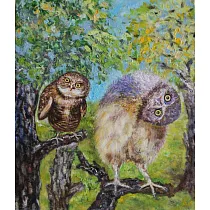 【玲廊滿藝】龔名俐─聽媽媽的話53x45.5cm