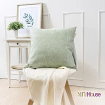 IN─HOUSE─簡約系列抱枕─條紋綠(50x50cm)/1入