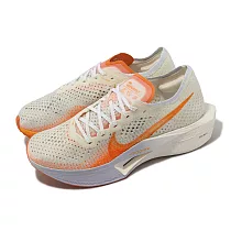 Nike 競速跑鞋 Wmns Zoomx Vaporfly Next% 3 女鞋 米白 橘 碳板 輕量 馬拉松 FV3634─181