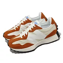 New Balance 休閒鞋 327 橘 米白 男鞋 女鞋 情侶鞋 復古 NB U327LF─D