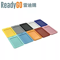 【ReadyGO雷迪購】超實用生活必備小物─PP防潑水TPASS悠遊卡專用直式卡套(2入裝) (淺藍色)
