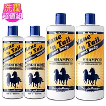 箭牌馬清爽控油洗潤組(洗946ml x2+潤355ml x2)