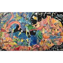 【玲廊滿藝】陳宥佳─柔化80x130cm