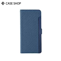 CASE SHOP vivo V29e(5G) 前收納側掀皮套─ 藍色
