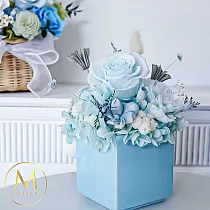 【Floral M】TIFFANY 尼斯秘境玫瑰永生香氛擴香花禮