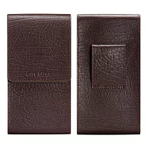 CITY BOSS for SAM S21Ultra/S22Ultra/S23Ultra品味真皮植鞣牛皮直立式腰掛皮套 深棕