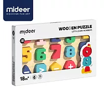 《MiDeer》── 木質積木拼圖─數字運算 ☆